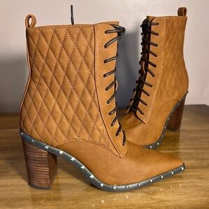 Charles David Faux Microsuede Boots